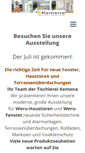 Mobile Screenshot of kemena-tischlerei.de